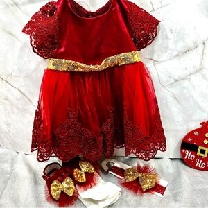 *NEW* LILAX Baby Formal Dress - Christmas, Wedding, Party Size 6-9 months